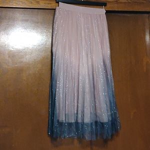 Sparkling ombre skirt
